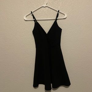 Black Fit and Flare Dress